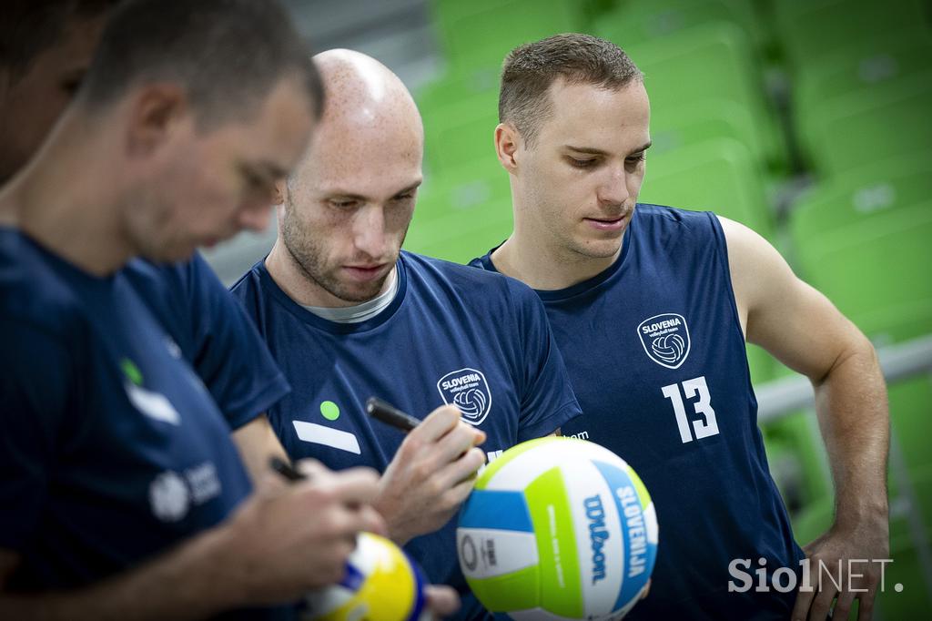 Trening moške odbojkarske reprezentance