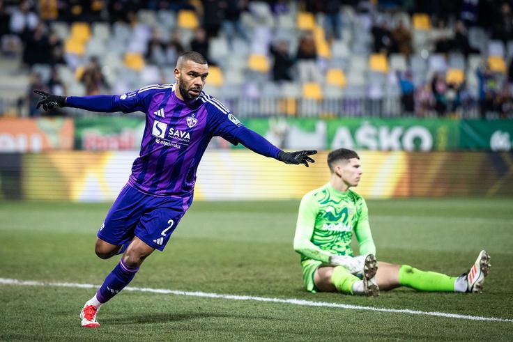 Hilal Soudani je zaznamoval prvi nastop Maribora v letu 2025. | Foto: Jure Banfi