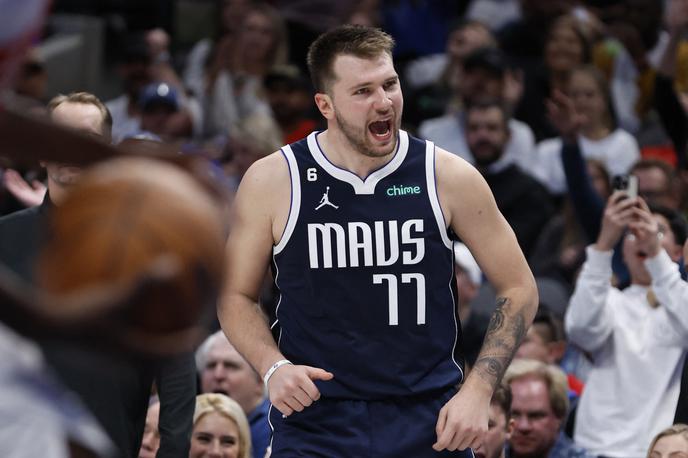 Luka Dončić | Medsebojni obračun Gorana Dragića in Luke Dončića je preprečila poškodba najboljšega strelca lige NBA. | Foto Reuters