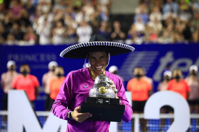Rafael Nadal | Za 35-letnika je to 91. turnirska zmaga v karieri. | Foto Reuters