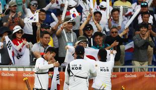 Južnokorejski lokostrelci zlati na ekipni tekmi