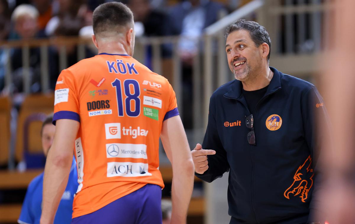 ACH Volley, Matjaž Hafner | "Za zmago bomo morali pokazati najboljšo igro," pričakuje trener ACH Volleyja Matjaž Hafner. | Foto Filip Barbalič