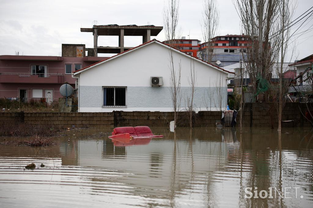 Albanija, poplave