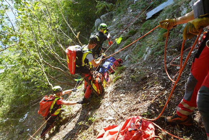 Tolminski reševalci delili fotografije hude nesreče, v kateri je umrl 59-letni Nizozemec