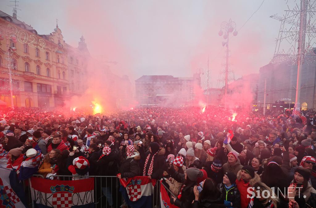 Zagreb navijači slavje