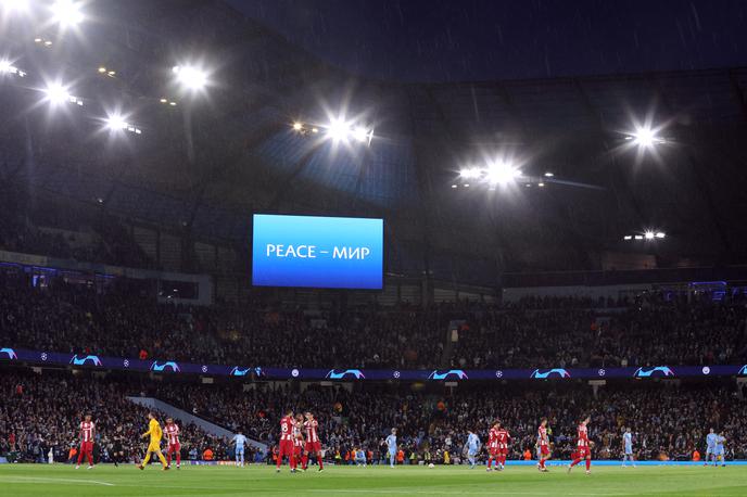 Etihad: Man City - Atletico Madrid | Navijači Atletica se niso najlepše vedli na gostovanju v Manchestru. | Foto Guliverimage
