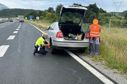 Lepa gesta slovenske policistke