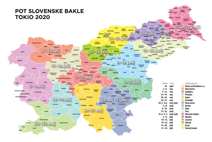 Slovenska olimpijska bakla | Foto: OKS