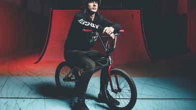 Jaka Remec deseti na EP v BMX