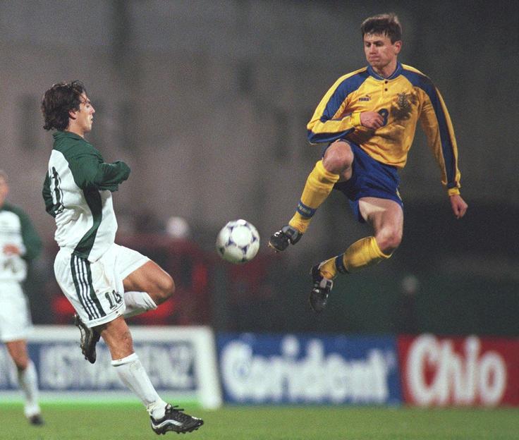 Sergij Popov in Zlatko Zahović. | Foto: Reuters