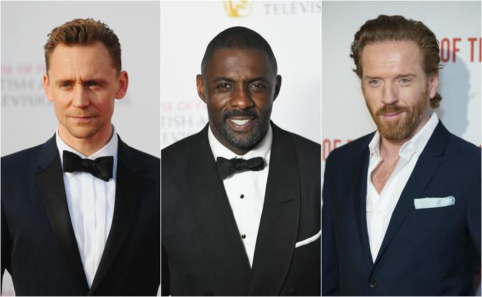 Med kandidati za novega Jamesa Bonda so v ospredju Tom Hiddleston, Idris Elba in Damian Lewis. | Foto: Getty Images
