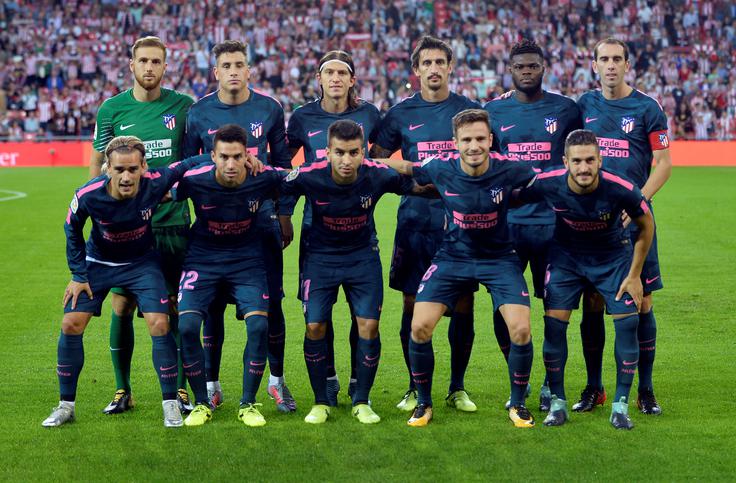 Atletico v tej sezoni še ni izgubil v španskem prvenstvu. Za vodilno Barcelono zaostaja štiri točke. | Foto: Reuters