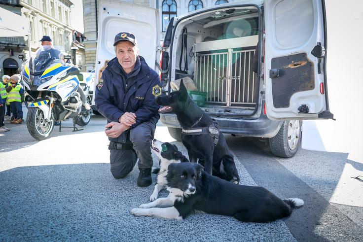 Policijski vodnik psov Janez Tonejc | Foto: Ana Kovač