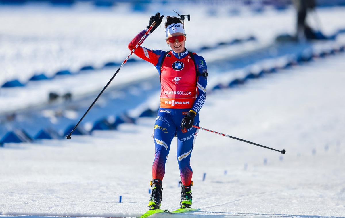 Lou Jeanmonnot | Lou Jeanmonnot je z zmago prevzela vodstvo v skupnem seštevku. | Foto Reuters