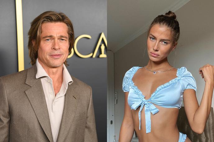 Brad Pitt, Nicole Poturalski | Foto Getty Images / Instagram