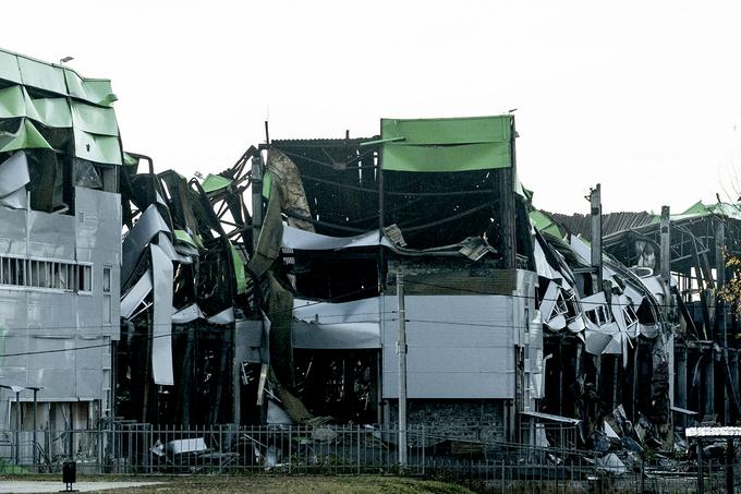 Uničena tovarna v žitomirski regiji | Foto: Ana Kovač