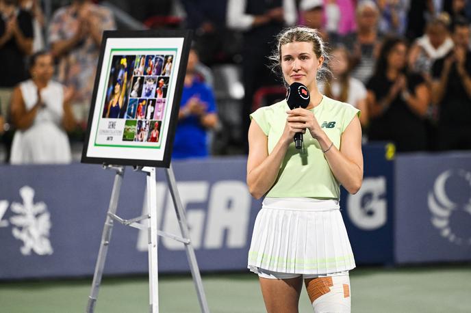 Eugenie Bouchard | Zadnji govor Eugenie Bouchard na teniškem igrišču je bil čustven. | Foto Reuters