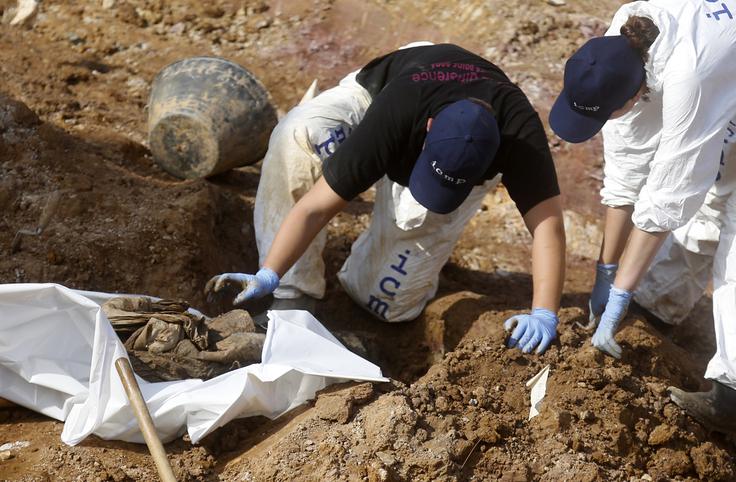 Tomašica, vojno grobišče | Foto: Reuters
