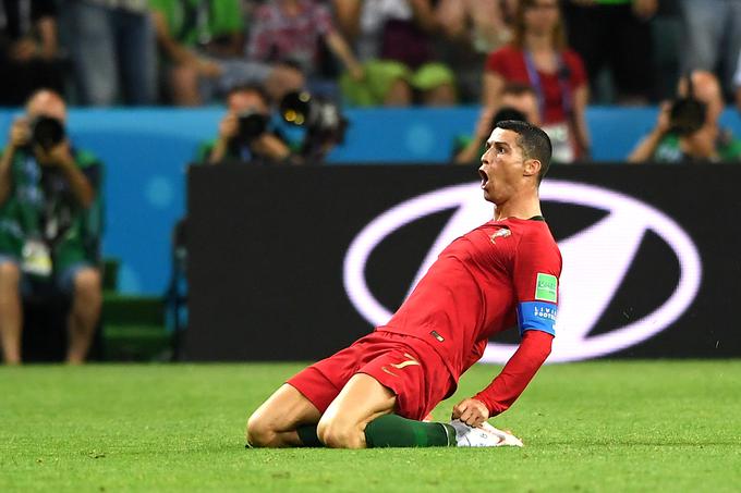 Kip na letališču so zamenjali isti večer, ko je Cristiano Ronaldo na tekmi s Španijo na svetovnem prvenstvu v Rusiji za Portugalsko zadel tri gole. Tekma se je končala z remijem 3:3.  | Foto: Getty Images