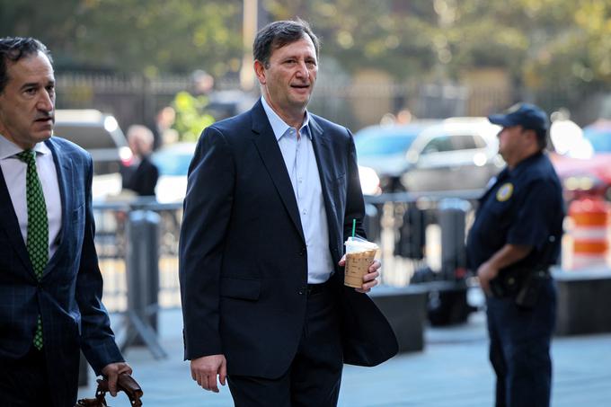 Alex Mashinsky prihaja na zaslišanje na sodišče v New Yorku, oktober 2023.  | Foto: Reuters