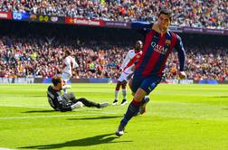 Messi Barcelono postavil na vrh, remi na derbiju v Madridu, Krhin ni igral