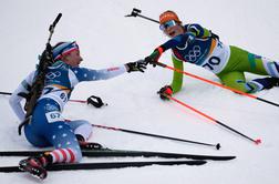 Velik uspeh Maren Kirkeeide, Lena Repinc svetla točka Slovenk