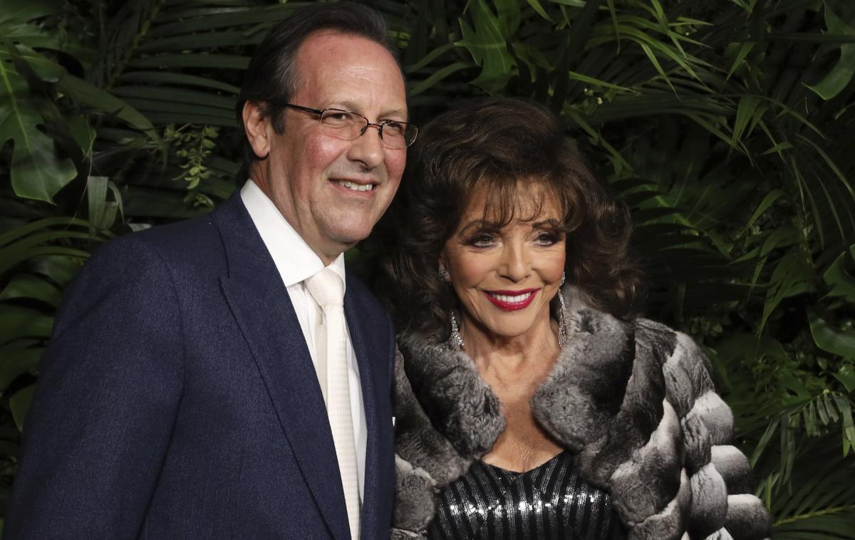 Joan Collins Percy Gibson | Foto Guliverimage/AP