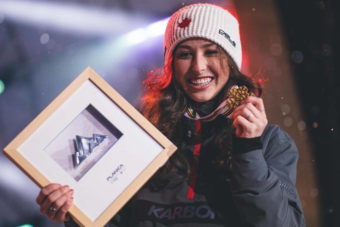 Kanadska junakinja, ki živi v Kranju, 19-letna Alexandria Loutitt. | Foto: Grega Valančič/Sportida