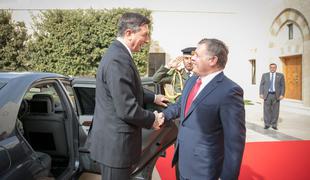 Predsednik Pahor v Amanu z jordanskim kraljem