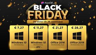 Razprodaja pred črnim petkom: Windows 10 Pro za 7,27 €