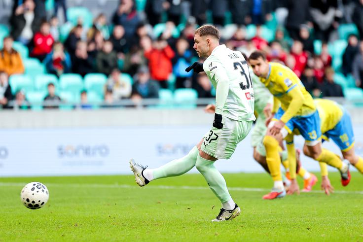 Pedro Lucas je zanesljivo izvedel enajstmetrovko za Olimpijo. | Foto: Filip Barbalić