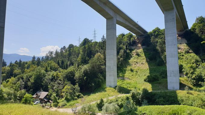 Viadukt Peračica Eržen Gorenjska avtocesta | Foto: Metka Prezelj