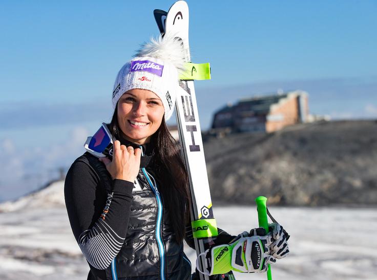 Anna Veith že na snegu. Tudi v Söldnu? | Foto: 