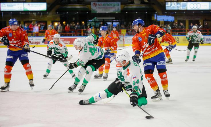 Olimpija bo negativni niz poskušala končati v nedeljo, ko bo v Tivoliju gostoval Asiago. Pred desetimi dnevi so ga zmajiv  gosteh premagali s 5:0. | Foto: Serena Fantini / Asiago Hockey