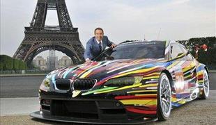 Jeff Koons poslikal BMW-jev dirkalnik