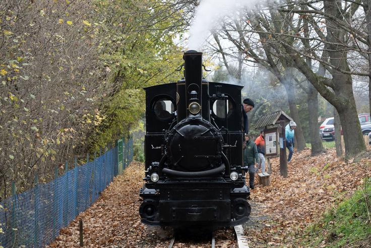 Lokomotiva Triglav na Madžarskem | Foto: Boštjan Kurent, Park vojaške zgodovine Pivka