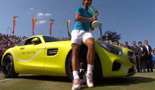 Rafael Nadal za zmago dobil mercedesa GT: ambasadorju Kie ni bila všeč barva