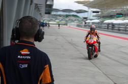 Marquez prestrašil Pedroso, Rossi pa Lorenza