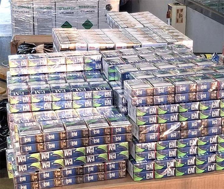 Carinski organi so poleg tobačnih izdelkov zasegli tudi prevozno sredstvo, ki je bilo uporabljeno za tihotapljenje.  | Foto: Carinska uprava Hrvaška