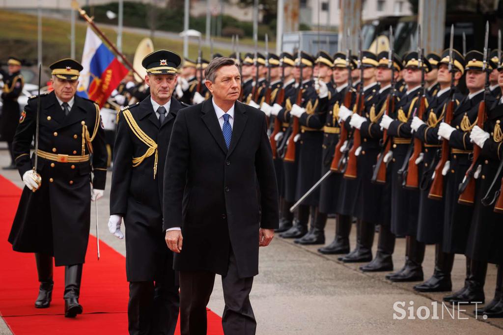 Borut Pahor, slovenska vojska