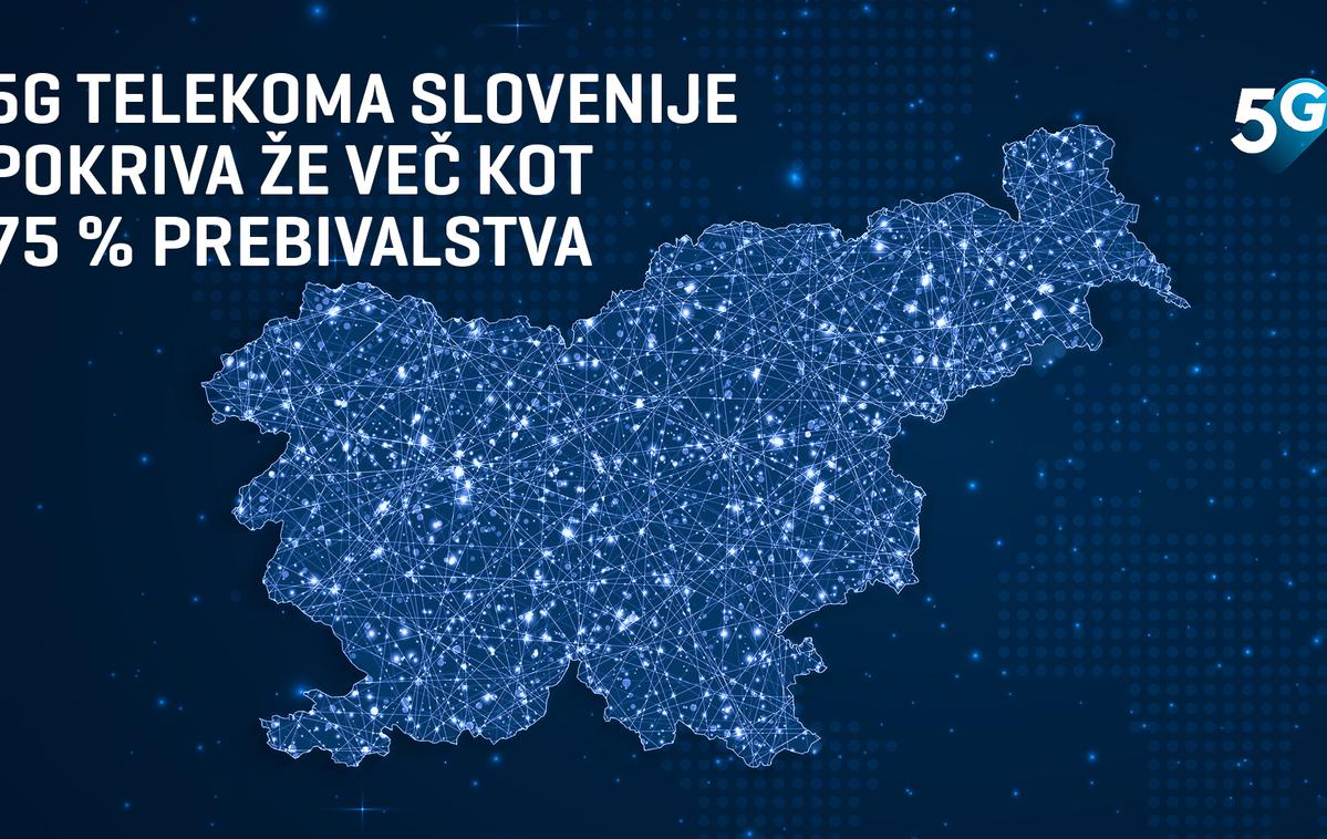 Pokritost 5G omrežja Telekoma Slovenije | Foto Telekom Slovenije