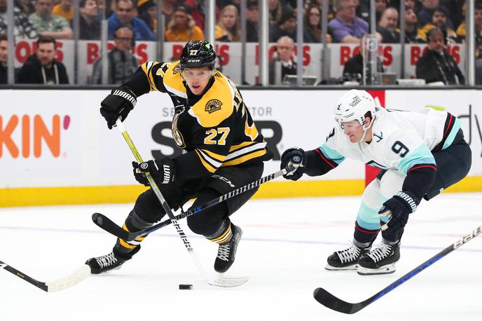 Boston Bruins Seattle | Boston Bruins, vodilna ekipa lige NHL, je doma z 0:3 izgubila proti Seattlu.  | Foto Guliverimage