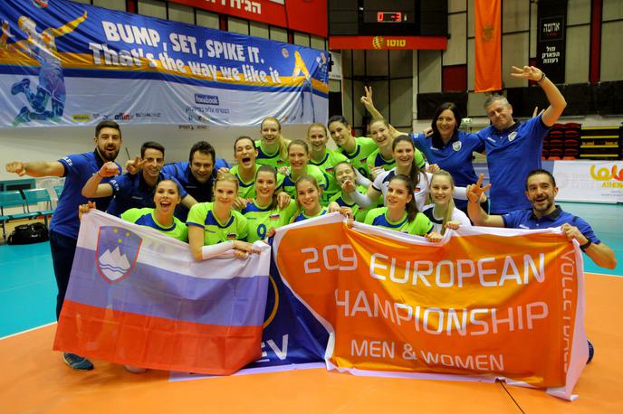Slovenija odbojka ženske | Slovenke so se drugič v zgodovini uvrstile na evropsko prvenstvo. | Foto CEV