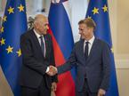 Predaja poslov Robert Golob Janez Janša.