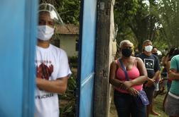 V Braziliji nov rekordni dnevni prirast okužb