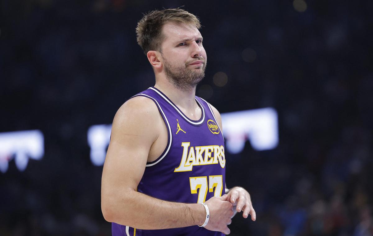 Luka Dončić | Luka Dončić je z Lakersi prejel pravo lekcijo. | Foto Reuters