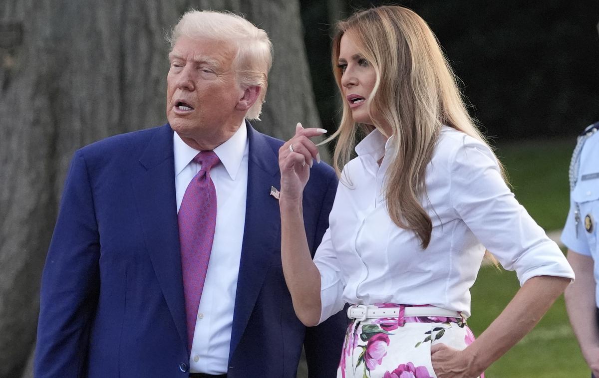 Donald in Melania Trump | Reuters ocenjuje, da ima ameriški predsednik vsaj 1,38 milijarde evrov premoženja. | Foto Gulliverimage