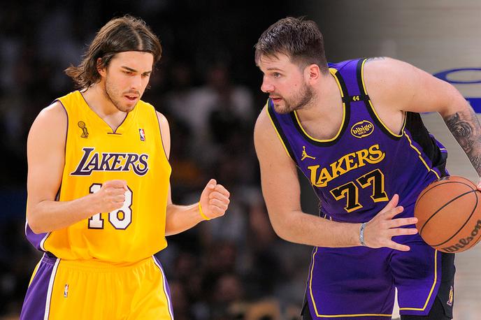 Saša Vujačić Luka Dončić | Saša Vujačić je prepričan, da Luka Dončić vse bolj prevzema vlogo vodje ekipe Los Angeles Lakers. | Foto Guliverimage
