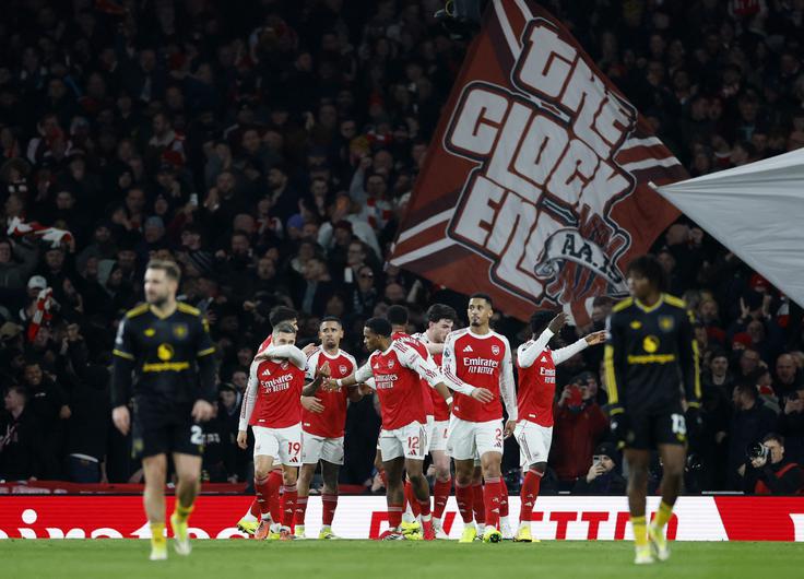 Arsenal je v prejšnjem krogu doma izgubil proti Manchester Unitedu (2:3). | Foto: Reuters