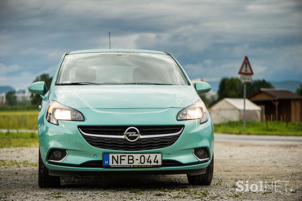 Opel corsa LPG - fotogalerija testnega vozila